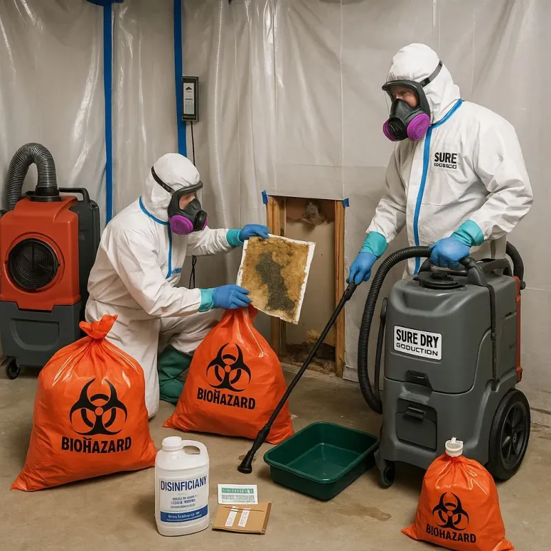 Contaminated Water Handling Protocols process in Bunker Hill, IL